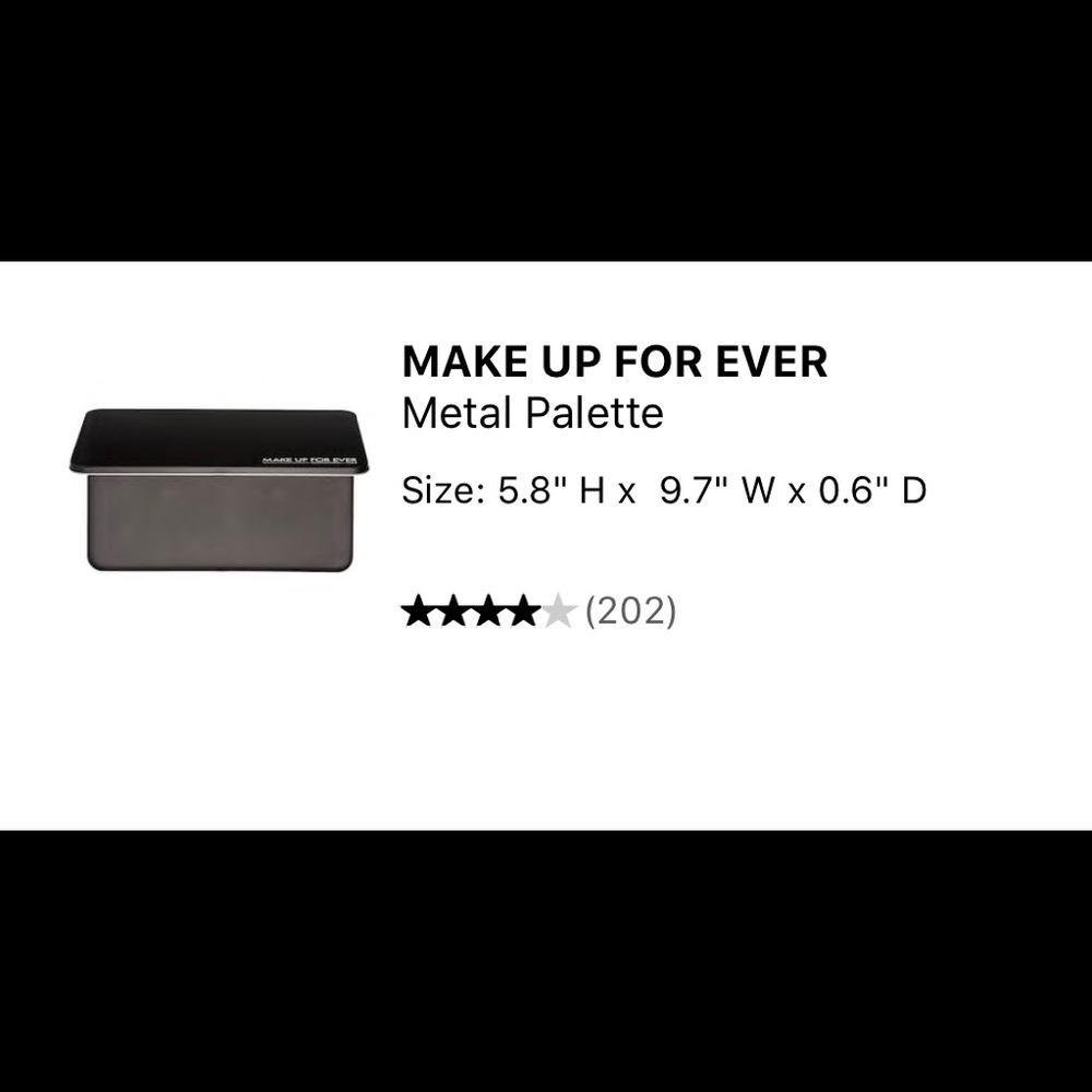 Make Up Forever pro palette